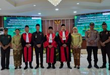 Bupati Hadiri Pelantikan Ketua Pengadilan Negeri Curup Rejang Lebong